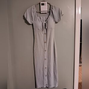 No Boundaries Teal Dress